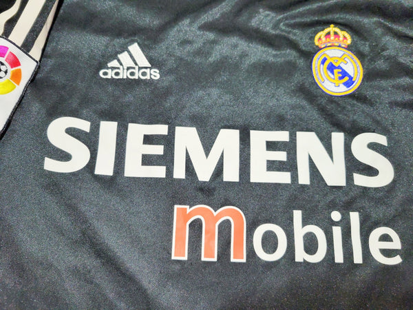 Zidane Real Madrid 2004 2005 Away Soccer Jersey Shirt M SKU# 367826 Adidas