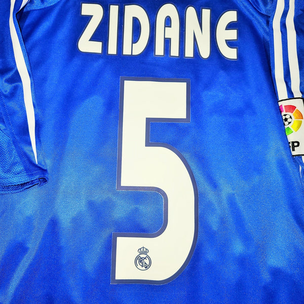 Zidane Real Madrid 2004 2005 Third Jersey Camiseta Shirt Maillot M SKU# 367817 foreversoccerjerseys