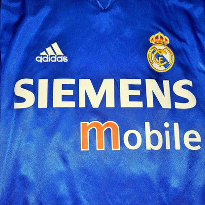 Zidane Real Madrid 2004 2005 Third Jersey Camiseta Shirt Maillot M SKU# 367817 foreversoccerjerseys