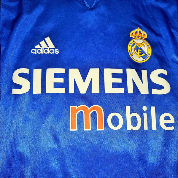 Zidane Real Madrid 2004 2005 Third Jersey Camiseta Shirt Maillot M SKU# 367817 foreversoccerjerseys