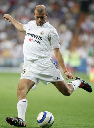 Zidane Real Madrid Adidas Home 2004 2005 Jersey Camiseta Shirt L SKU# 367842 foreversoccerjerseys