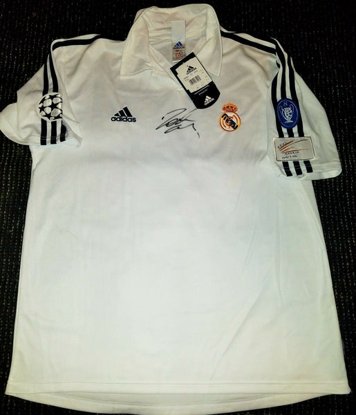Zidane Real Madrid Centenary 2001 2002 UEFA Jersey Shirt Maillot L BNWT - foreversoccerjerseys