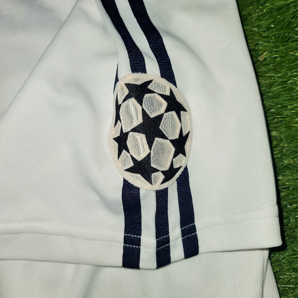 Zidane Real Madrid Centenary 2001 2002 UEFA Jersey Shirt Maillot XL SKU# 134748 ASR001 foreversoccerjerseys