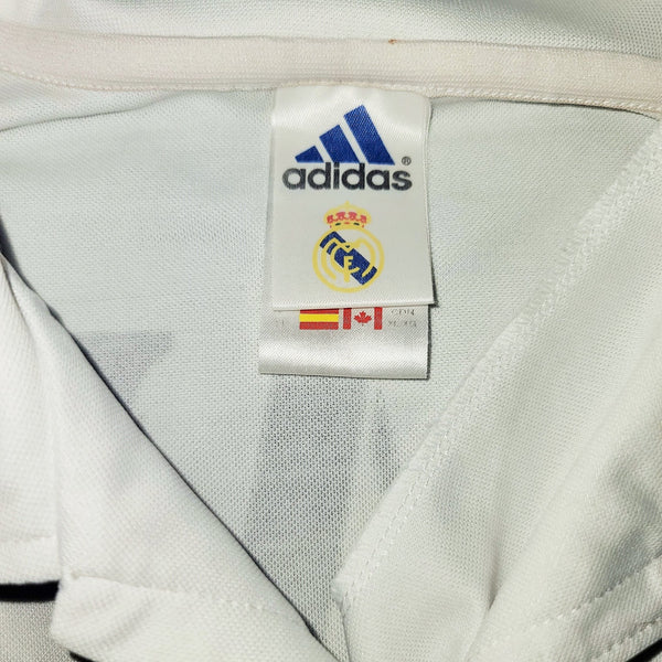 Zidane Real Madrid Centenary 2001 2002 UEFA Jersey Shirt Maillot XL SKU# 134748 ASR001 foreversoccerjerseys