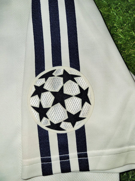 Zidane Real Madrid Centenary 2001 2002 UEFA Soccer Jersey Shirt L SKU# 134748 ASR001 Adidas