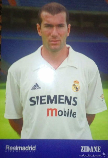 Zidane Real Madrid CENTENARY 2002 2003 Jersey Shirt Camiseta XL - foreversoccerjerseys