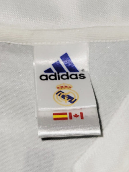 Zidane Real Madrid CENTENARY 2002 2003 Soccer Jersey Shirt XL SKU# 156653 Adidas
