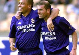 Zidane Real Madrid CENTENARY 2002 2003 Third Purple Reversible Jersey Shirt L SKU# 156649 ASR001/05 foreversoccerjerseys