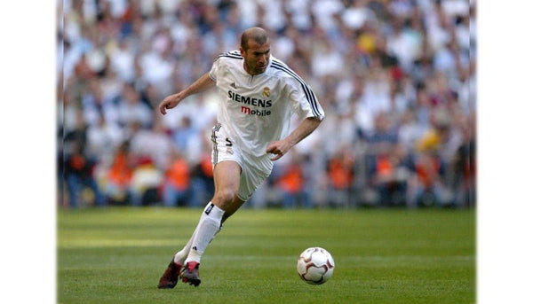 Zidane Real Madrid Home 2003 2004 GALACTICOS Jersey Shirt Camiseta L SKU# 021804 Adidas