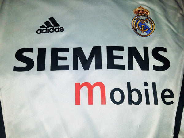 Zidane Real Madrid Home 2004 2005 Uefa Champions League Jersey Camiseta Shirt M foreversoccerjerseys