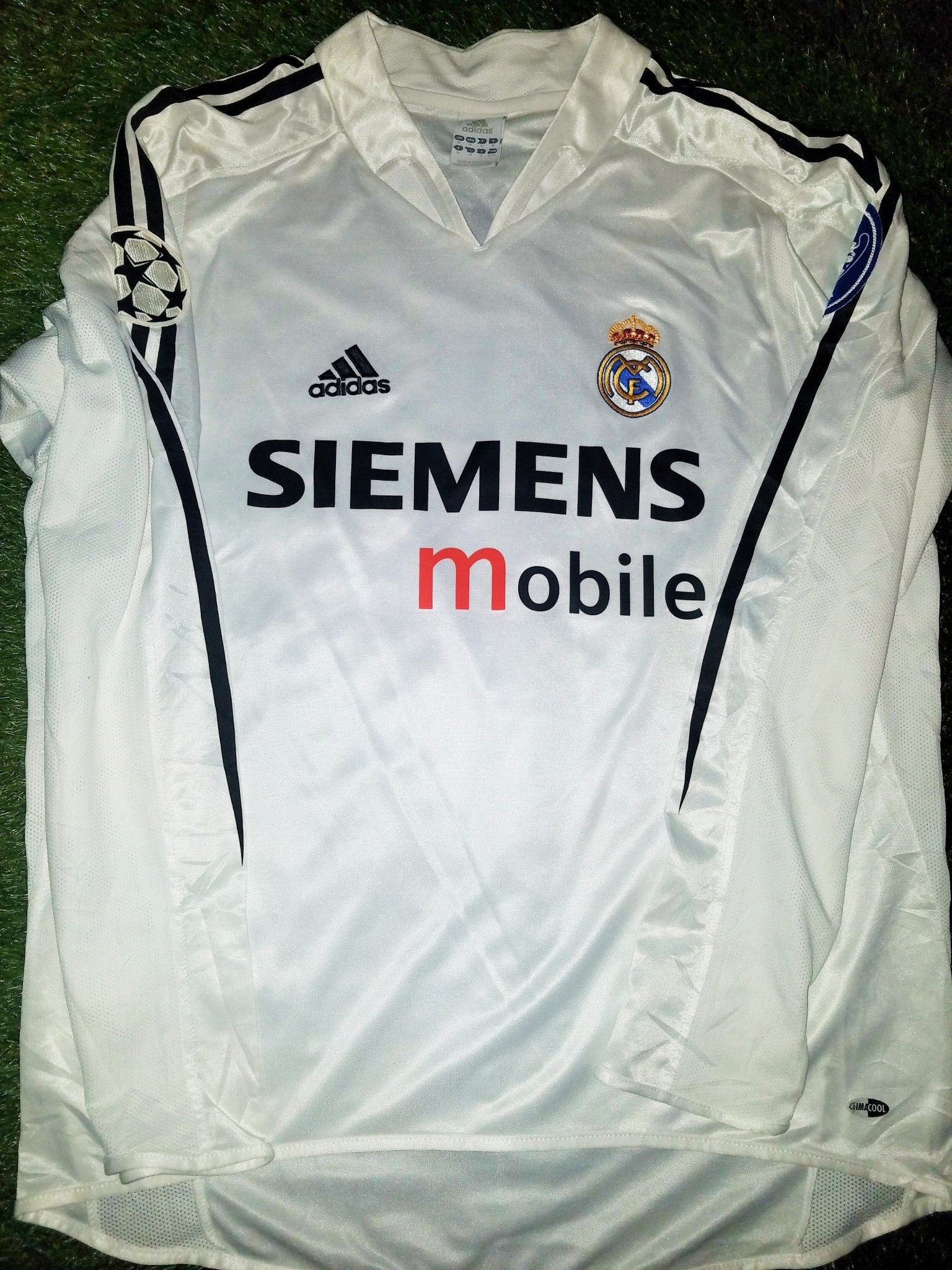 Zidane Real Madrid Home 2004 2005 Uefa Champions League Jersey Camiseta Shirt M foreversoccerjerseys