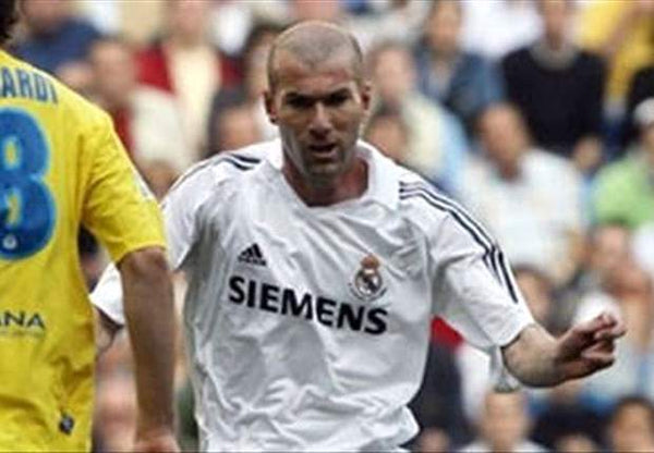Zidane Real Madrid LAST GAME 2005 2006 Jersey Shirt Camiseta Maillot L SKU# 109879 foreversoccerjerseys