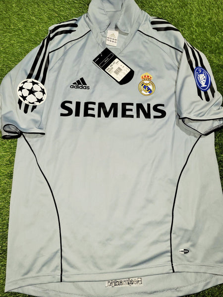 Zidane Real Madrid LAST SEASON 2005 2006 Third UEFA Soccer Jersey Shirt BNWT M SKU# 109845 Adidas