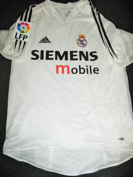 Zidane Real Madrid PLAYER ISSUE 2004 2005 Jersey Camiseta Shirt M - foreversoccerjerseys
