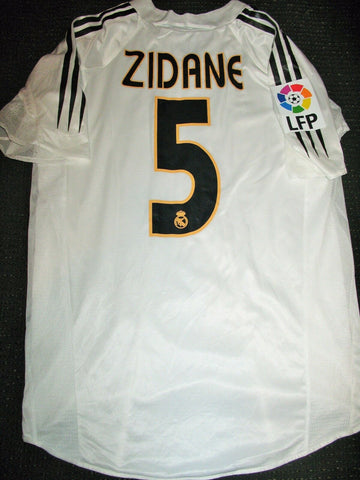 Zidane Real Madrid PLAYER ISSUE 2004 2005 Jersey Camiseta Shirt M - foreversoccerjerseys