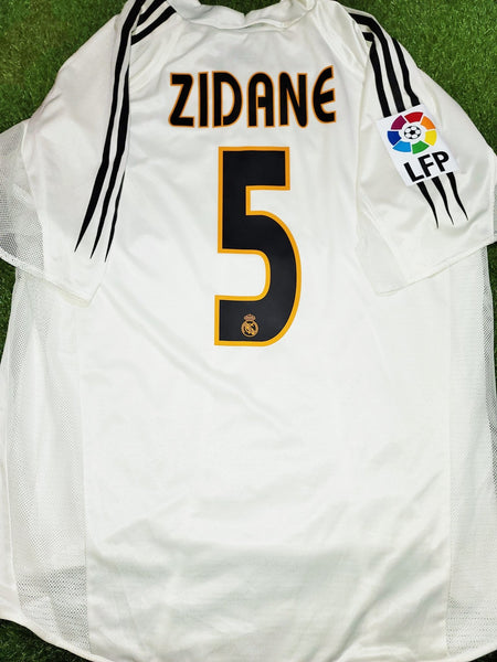 Zidane Real Madrid PLAYER ISSUE 2004 2005 Jersey Camiseta Shirt XL SKU# 367843 AJF001 foreversoccerjerseys