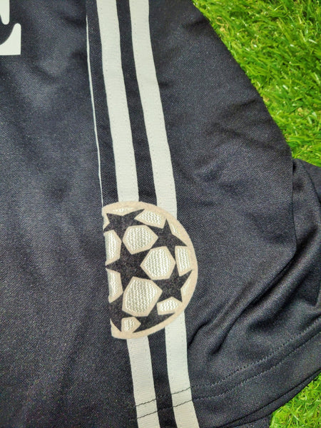 Zidane Real Madrid UEFA 2001 2002 Away Soccer Jersey Shirt L SKU# 134747 ASR001/10 Adidas
