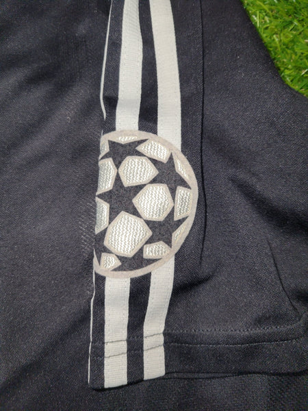 Zidane Real Madrid UEFA 2001 2002 Black Adidas Away Jersey Shirt Camiseta XL SKU# 134747 ASR001/10 Adidas