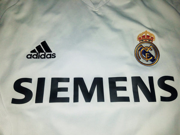 Zidane Real Madrid UEFA 2005 2006 Long Sleeve Jersey Shirt Camiseta L SKU# 109871 APU002 foreversoccerjerseys