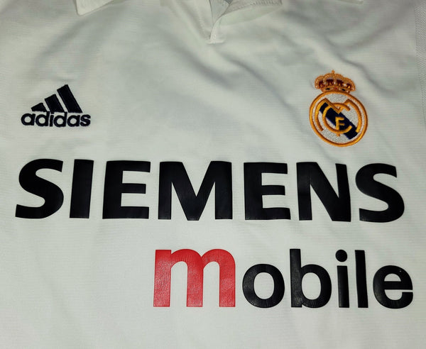 Zidane Real Madrid UEFA CENTENARY 2002 2003 Adidas Home Jersey Shirt Maillot L foreversoccerjerseys